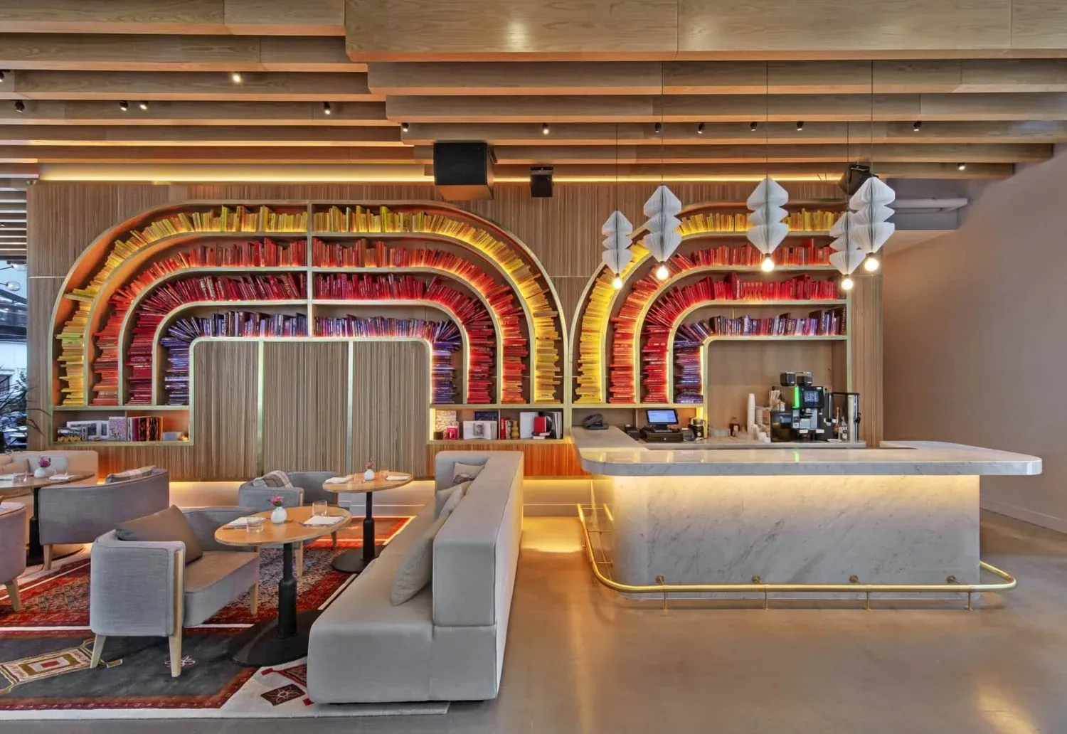 Virgin Hotel interior designed by Form + Function + Design, view 6