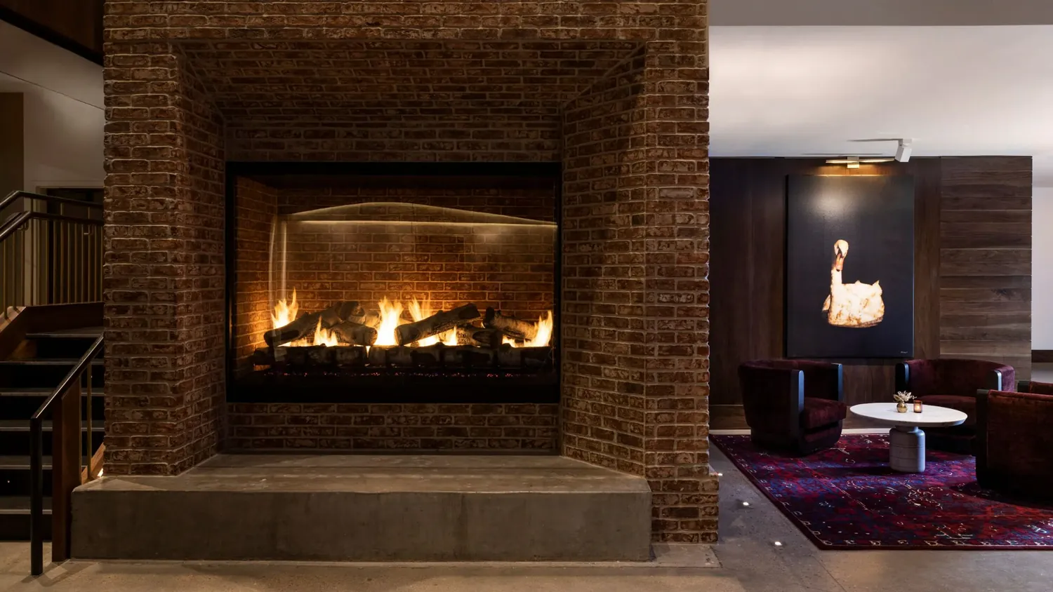 Thompson Hotel interior designed by Form + Function + Design, view 15