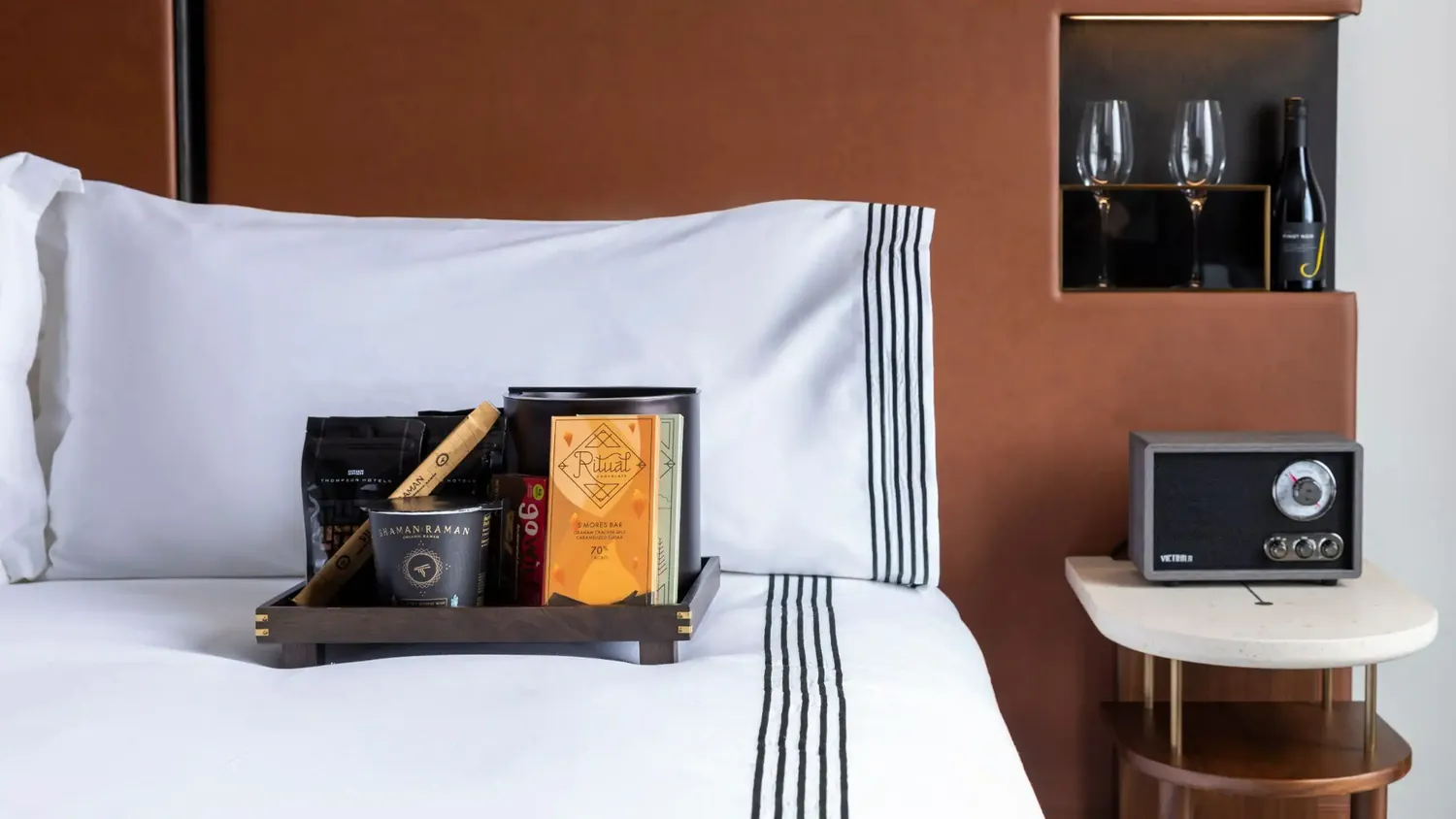 Thompson Hotel interior designed by Form + Function + Design, view 23