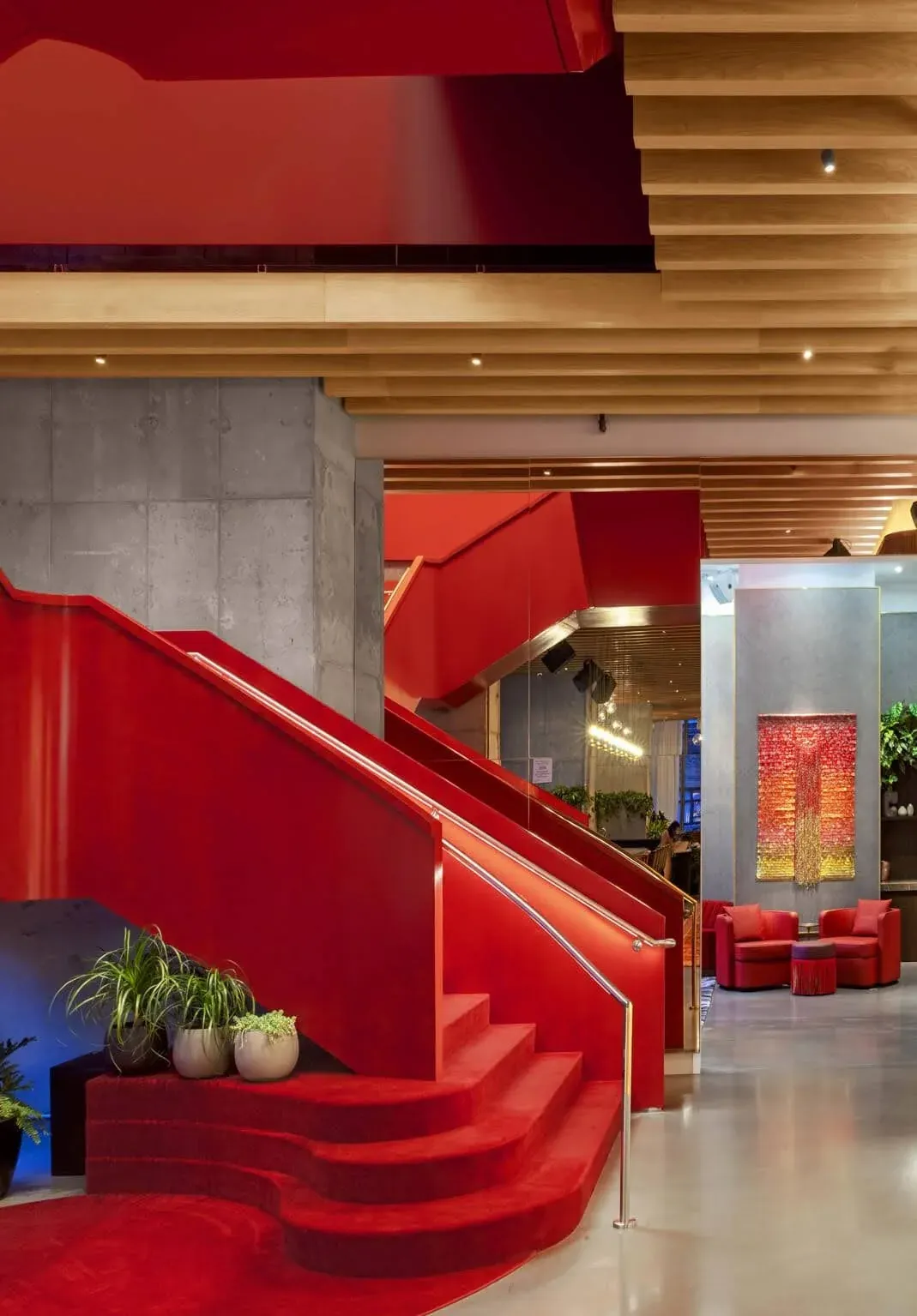 Virgin Hotel interior designed by Form + Function + Design, view 7