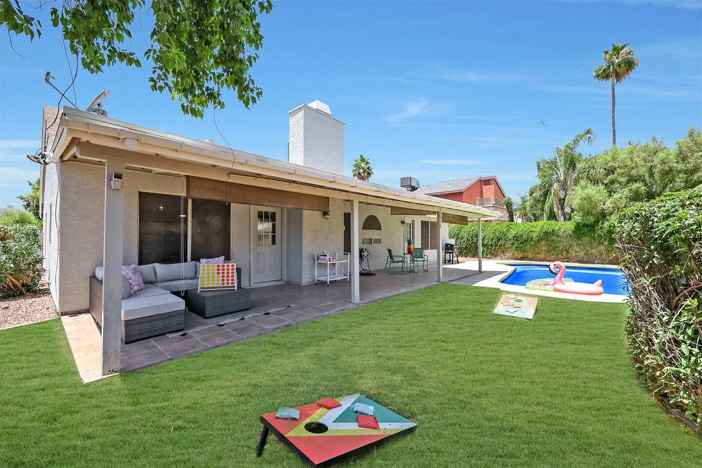Home in Phoenix, Arizona short-term rental designed by Form + Function + Design, view 16