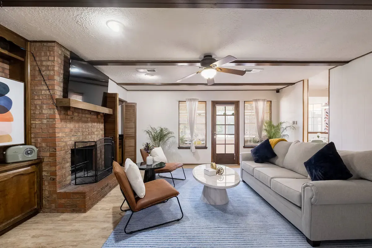 Home in Albuquerque, New Mexico short-term rental designed by Form + Function + Design, view 2