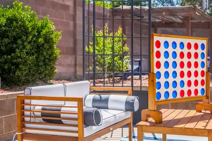Home in Albuquerque, New Mexico short-term rental designed by Form + Function + Design, view 19