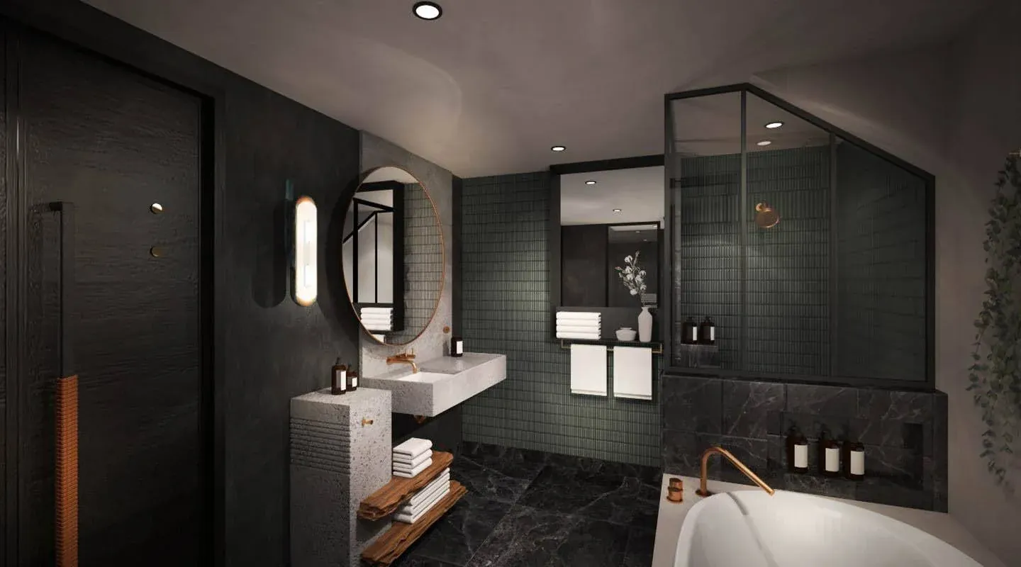 Thompson Hotel interior designed by Form + Function + Design, view 24