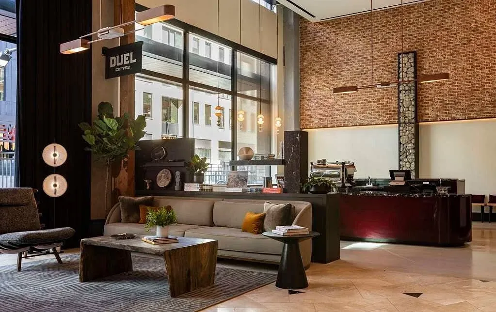 Thompson Hotel interior designed by Form + Function + Design, view 4