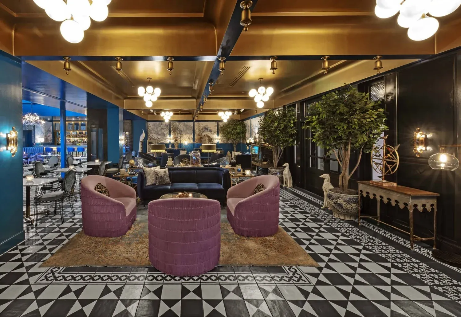 Kimpton Hotel Fontenot interior designed by Form + Function + Design, view 10