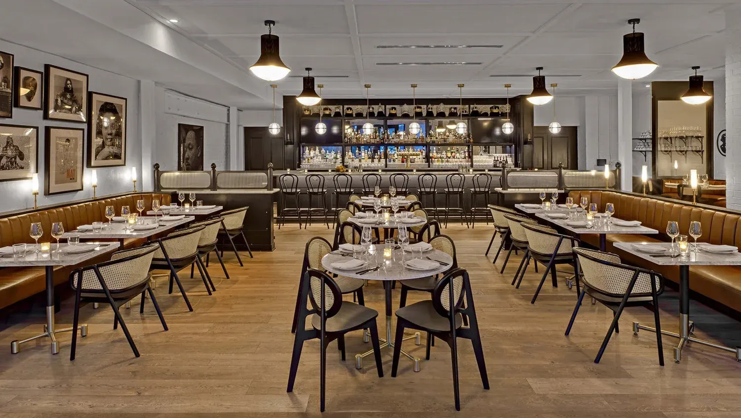 King Restaurant interior designed by Form + Function + Design, view 1