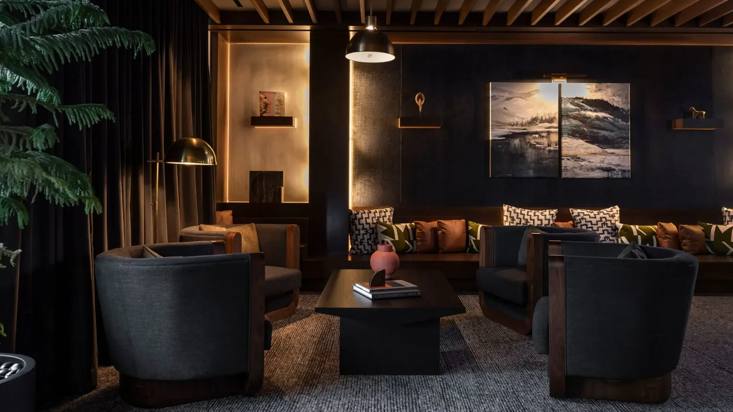 Thompson Hotel interior designed by Form + Function + Design, view 13