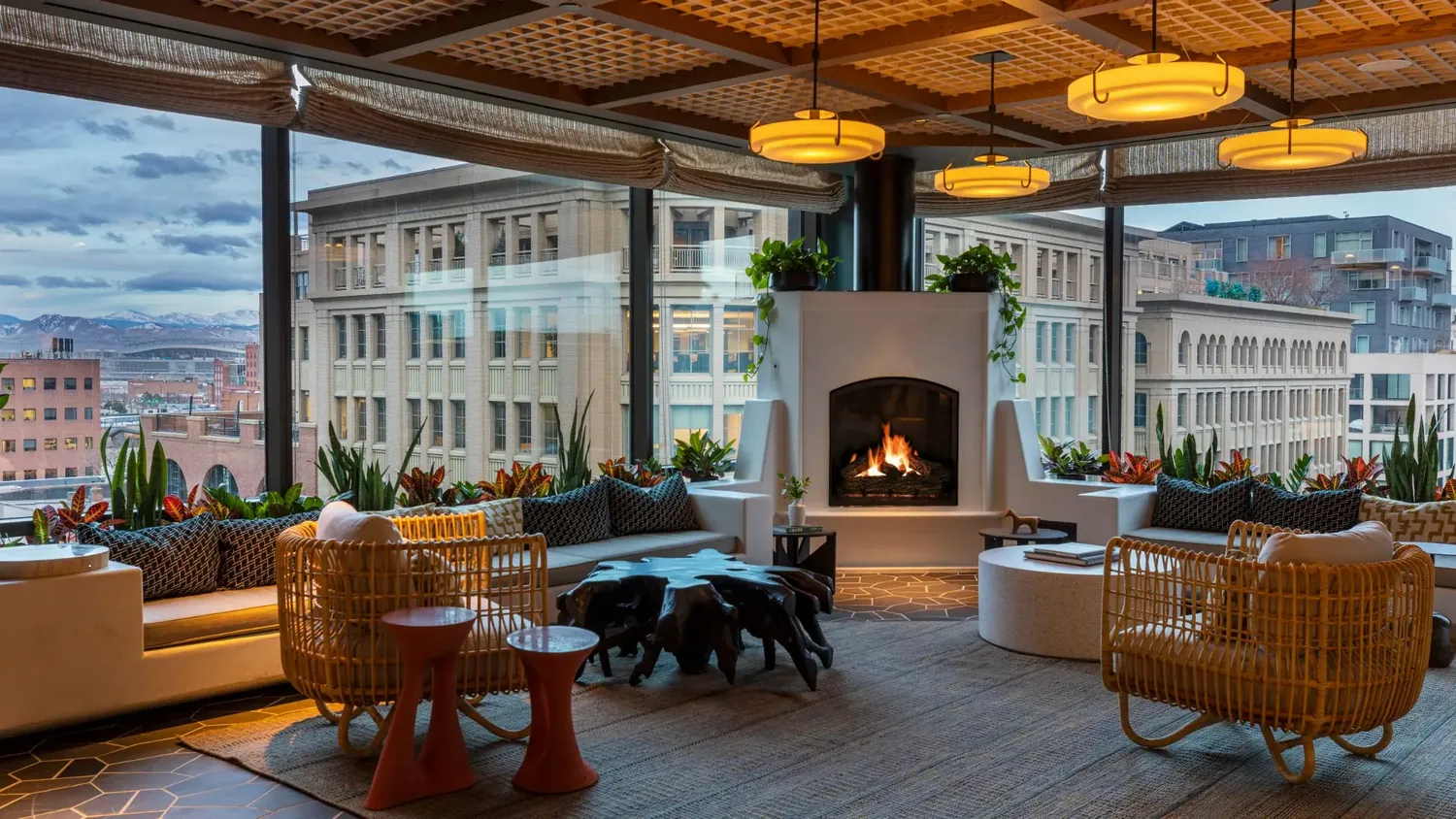 Thompson Hotel interior designed by Form + Function + Design, view 14
