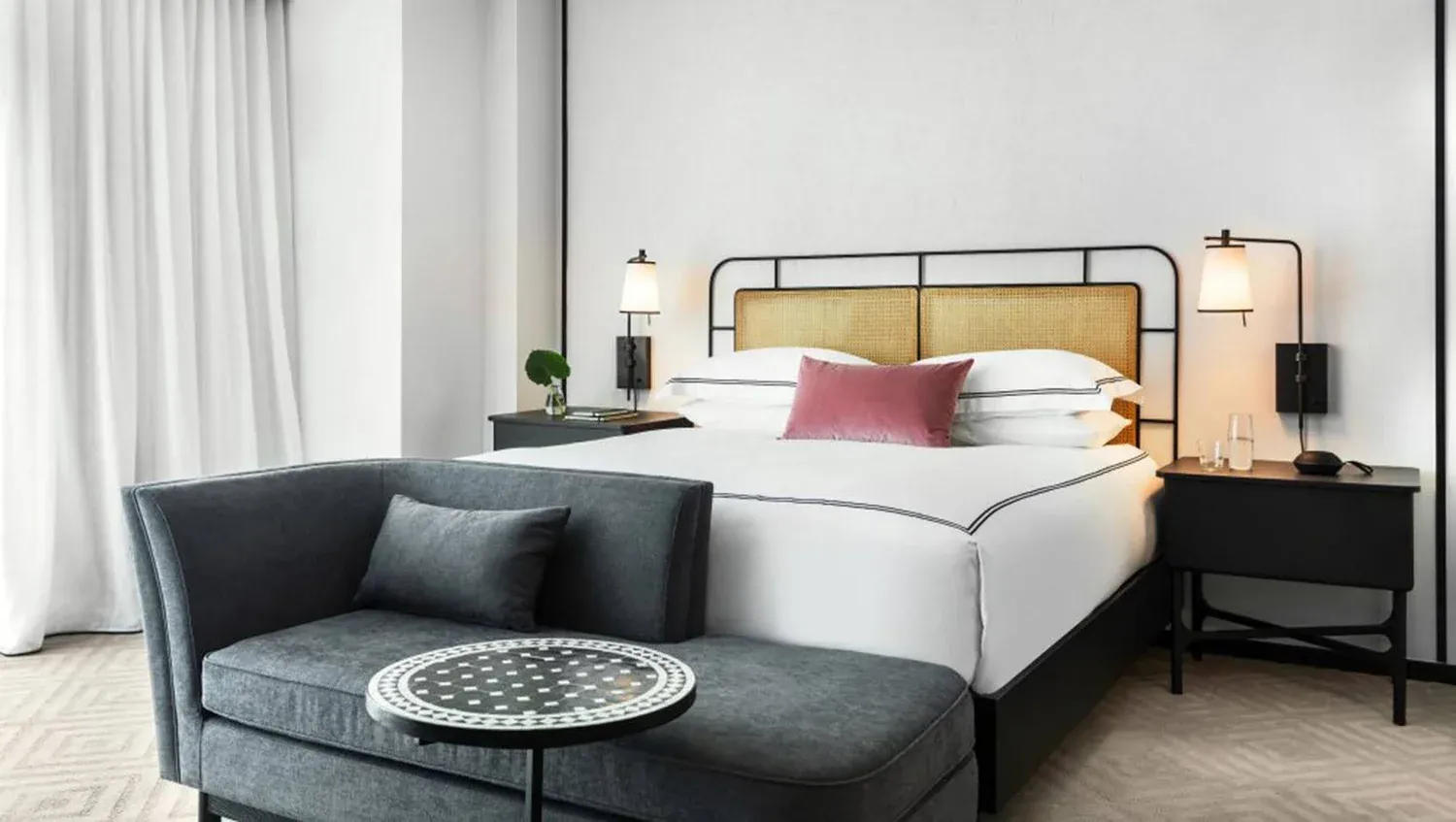 Kimpton Hotel Fontenot interior designed by Form + Function + Design, view 13