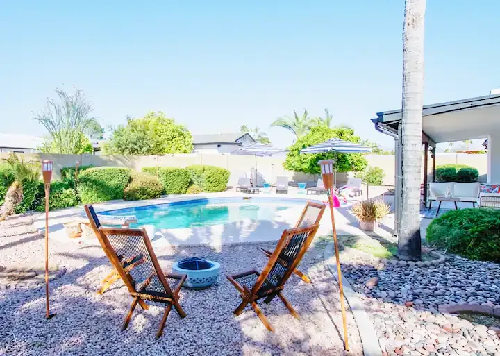 Home in Scottsdale, Arizona short-term rental designed by Form + Function + Design, view 11